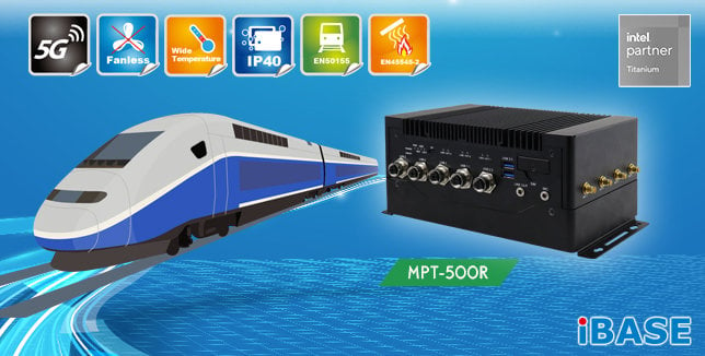 Low-power Railway Gateway Computer with Intel Atom x6000E Processors